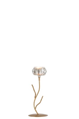 FOTOSFORO DE PIE LENTEJUELAS CRISTAL ORO SMALL