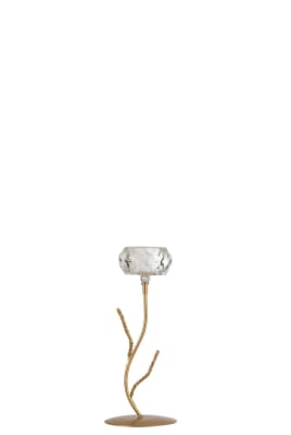 FOTOSFORO DE PIE LENTEJUELAS CRISTAL ORO SMALL