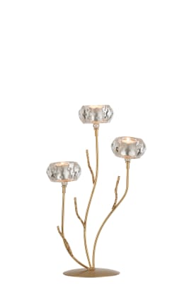 FOTOSFORO DE PIE LENTEJUELAS CRISTAL ORO MEDIUM