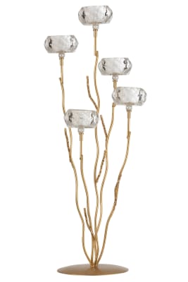 FOTOSFORO DE PIE LENTEJUELAS CRISTAL ORO LARGE