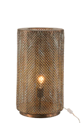 Lampara Ganchos Metal Negro (30,5x30,5x53,5cm)