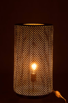 Lampara Ganchos Metal Negro (30,5x30,5x53,5cm)