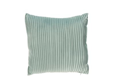 Almohada Lineas Terciopelo Menta