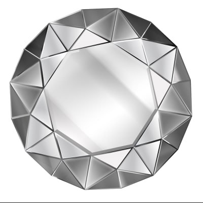 Espejo de pared 80x80 cm