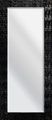 Espejo de pared rectangular negro 68,5x158,5 cm