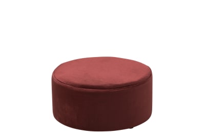 Taburete Redondo Terciopelo morado