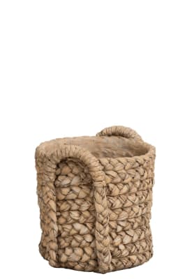 MACETA ASAS CERAMICA NATURAL MEDIUM