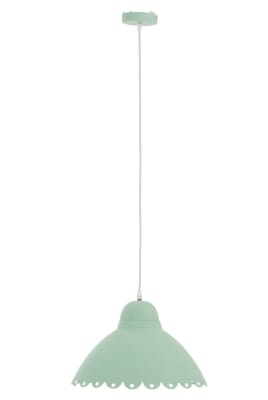 LAMPARA COLGANTE FLOR CANDY METAL VERDE CLARO