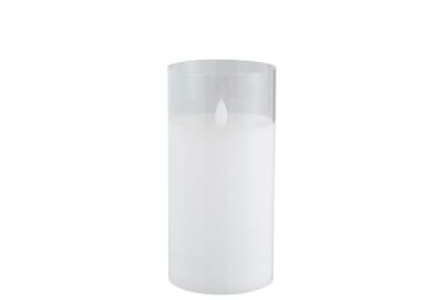 LAMPARA LED BRILLANTE VIDRIO TRANSPARANTE MEDIUM