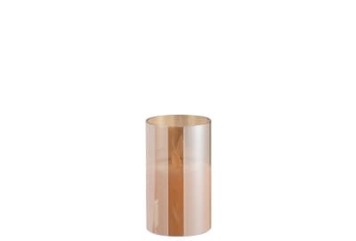 LAMPARA LED BRILLANTE VIDRIO ORO SMALL