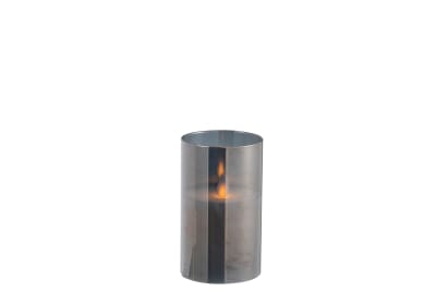 LAMPARA LED BRILLANTE VIDRIO GRIS SMALL