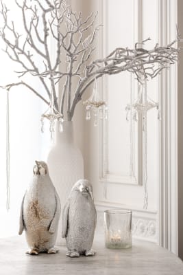 Pinguino Resina Plata Medium