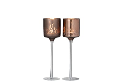 FOTOSFORO + PIE CRISTAL MARRON SMALL