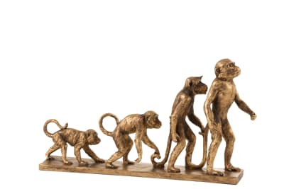 MONO EVOLUCION RESINA ANTIGUO ORO