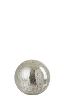 BOLA LED CRISTAL PLATA SMALL