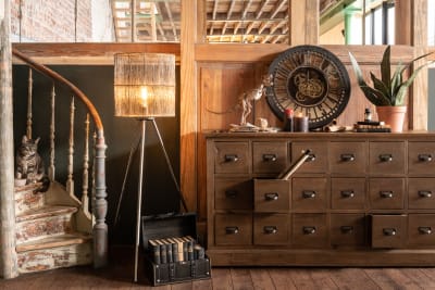 COMODA 18 CAJONES MADERA MARRON