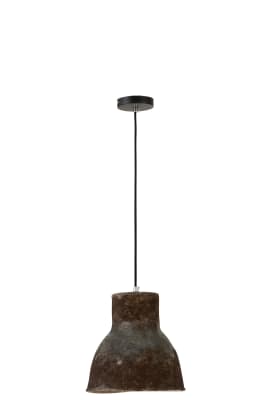 Lampara Colgante Ceramica Marron Small