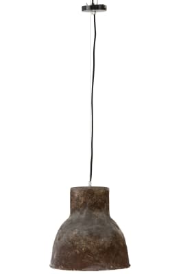 Lampara Colgante Ceramica Marron Large (30x30x140cm)