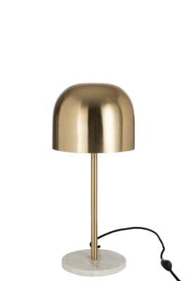 Lámpara Queen Metal/Mármol Oro