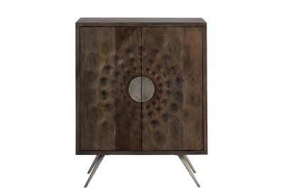 Armario 2puertas Étnico Madera De Mango Marrón