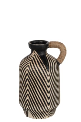 Jarro Etnic Ceramica Marron/Beis