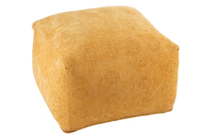 Puf Fayola Algodon Ocre