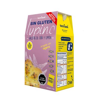 GALLETAS CHIA LIMON SIN GLUTEN TERRIUM GALLETAS CHIA LIMON SIN GLUTEN TERRIUM