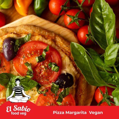 PIZZA MARGARITA VEGANA EL SABIO PIZZA MARGARITA VEGANA EL SABIO
