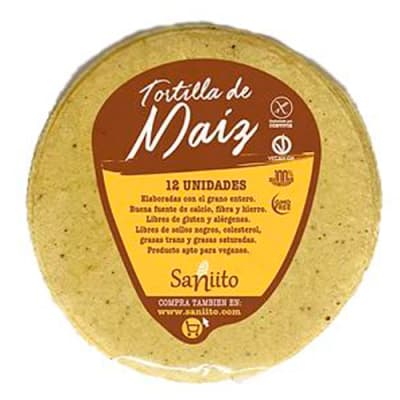 TORTILLA DE MAIZ SANITO 24CM TORTILLA DE MAIZ SANITO 24CM