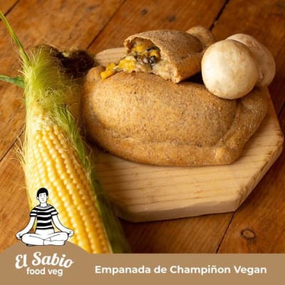 EMPANADA CHAMPIÑON VEGANA EL SABIO EMPANADA CHAMPIÑON VEGANA EL SABIO