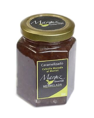 CARAMELIZADO MERMELADA DE CEBOLLA MORADA AL MERLOT 230cc MARGUZ CARAMELIZADO MERMELADA DE CEBOLLA MORADA AL MERLOT 230cc MARGUZ