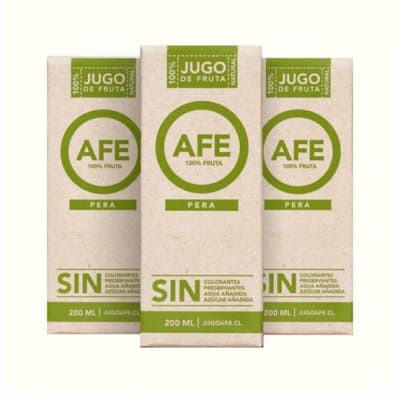 JUGO PERA AFE PACK 3 X 200ML JUGO PERA AFE PACK 3 X 200ML