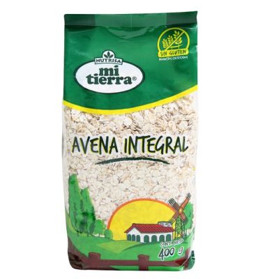 AVENA INTEGRAL S/GLUTEN MI TIERRA 400 GR AVENA INTEGRAL S/GLUTEN MI TIERRA 400 GR