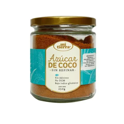AZUCAR DE COCO S/GLUTEN MI TIERRA 250 GR AZUCAR DE COCO S/GLUTEN MI TIERRA 250 GR