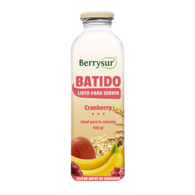BATIDO CON CRANBERRY BERRYSUR BATIDO CON CRANBERRY BERRYSUR