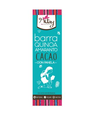 BARRA QUINOA AMARANTO CACAO NITAY BARRA QUINOA AMARANTO CACAO NITAY
