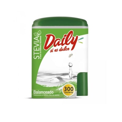 DAILY TABLETAS STEVIA 300 TAB DAILY TABLETAS STEVIA 300 TAB