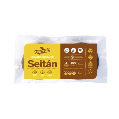 HAMBURGUESA DE SEITAN VEGUSTA HAMBURGUESA DE SEITAN VEGUSTA