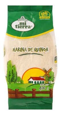 HARINA DE QUINOA S/GLUTEN MI TIERRA 400 GR HARINA DE QUINOA S/GLUTEN MI TIERRA 400 GR