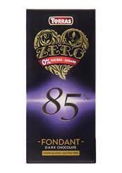 CHOCOLATE 85% CACAO S/GLUTEN-AZUCAR TORRAS CHOCOLATE 85% CACAO S/GLUTEN-AZUCAR TORRAS