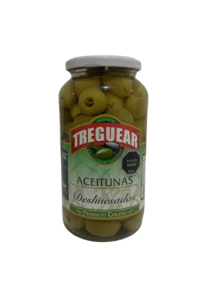 ACEITUNAS VERDES DESHUESADAS TREGUEAR ACEITUNAS VERDES DESHUESADAS TREGUEAR