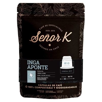 CAFÉ EN CÁPSULAS INGA APONTE SEÑOR K CAFÉ EN CÁPSULAS INGA APONTE SEÑOR K