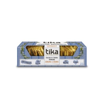 CRACKER CURCUMA & SESAMO 140gr TIKA CRACKER CURCUMA & SESAMO 140gr TIKA