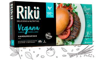HAMBURGUESAS VEGANA 440 GR RIKU HAMBURGUESAS VEGANA 440 GR RIKU