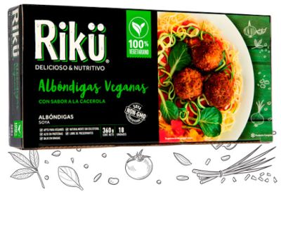 ALBONDIGA VEGANA 18X20 GR RIKU ALBONDIGA VEGANA 18X20 GR RIKU