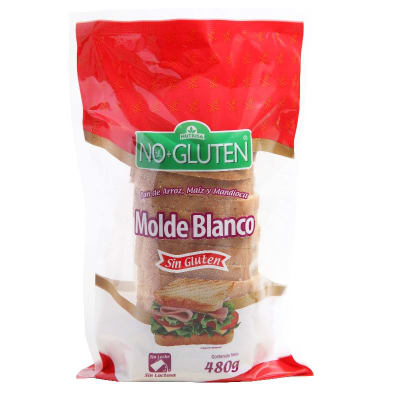 PAN DE MOLDE BLANCO NO+GLUTEN PAN DE MOLDE BLANCO NO+GLUTEN