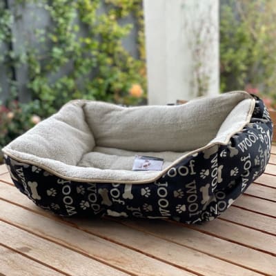 Dreamwell Cama rectangular woof negra Dreamwell Cama rectangular woof negra
