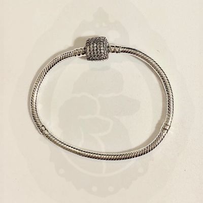 Original Plata pulsera con argolla Original Plata pulsera con argolla