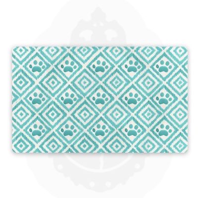 Individual Paw Ikat Teal (huellas calipso) PVC + EVA Individual Paw Ikat Teal (huellas calipso) PVC + EVA