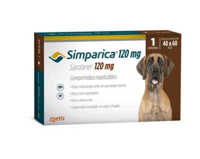 SIMPARICA comprimidos masticables x 1 SIMPARICA comprimidos masticables x 1